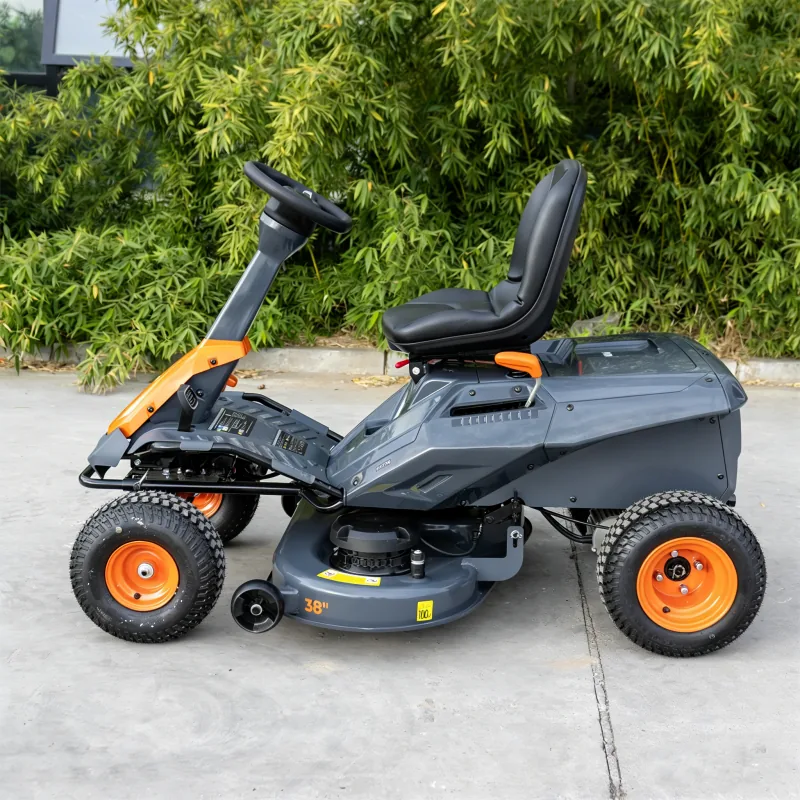 Ride-on mower view 3